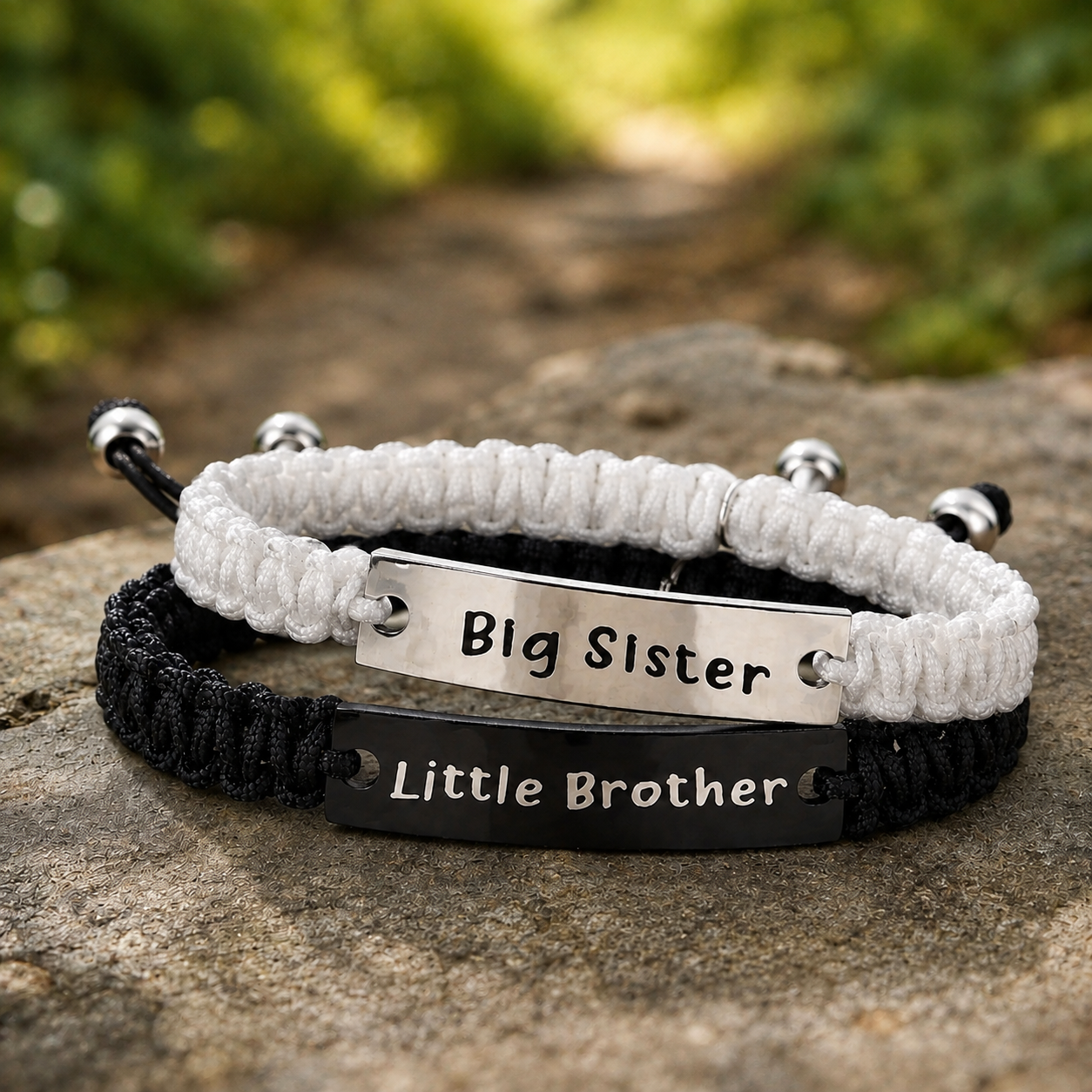 2-teiliges Bruder & Schwester-Armband-Set