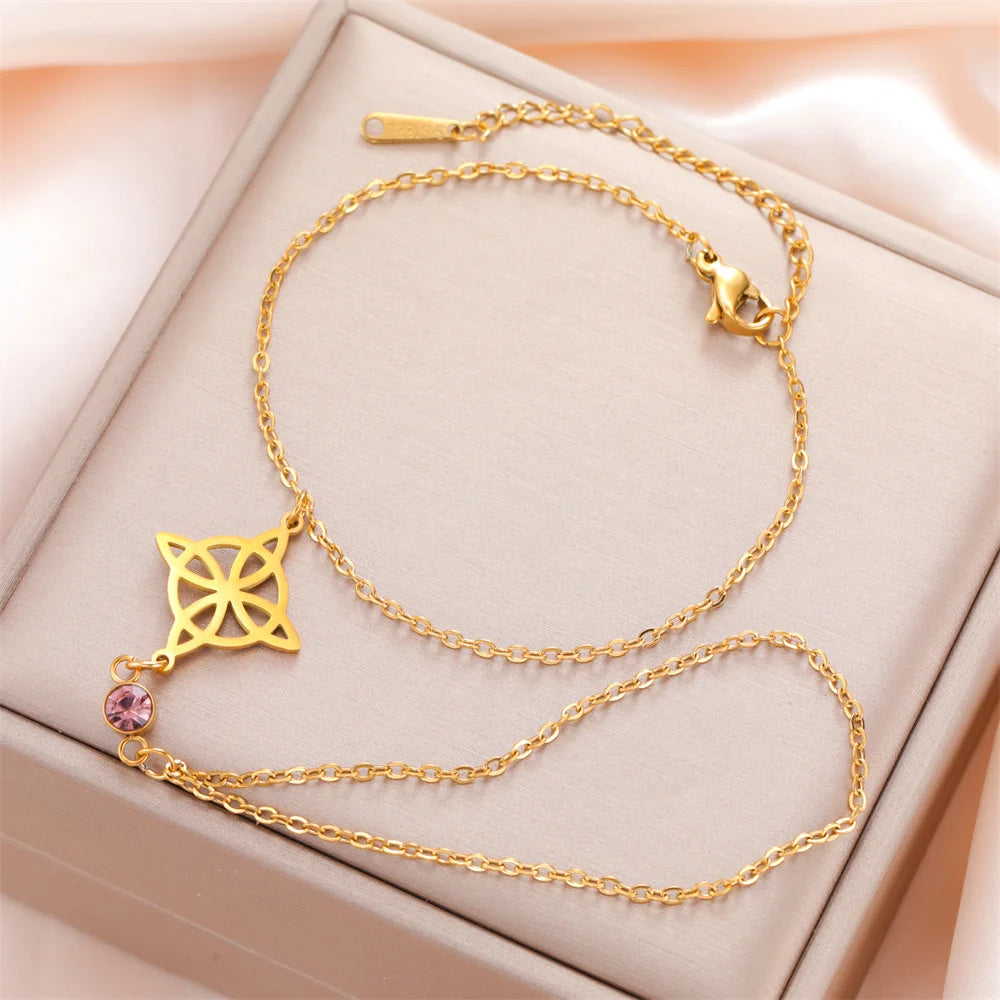 Fingerring‑Armband mit Hexenknoten, ein kraftvolles Amulett für Schutz