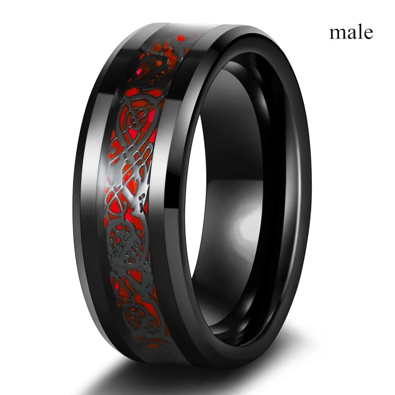 Modische Paarringe, elegant mit Herzmotiv und blauen Zirkon-Rhinestones