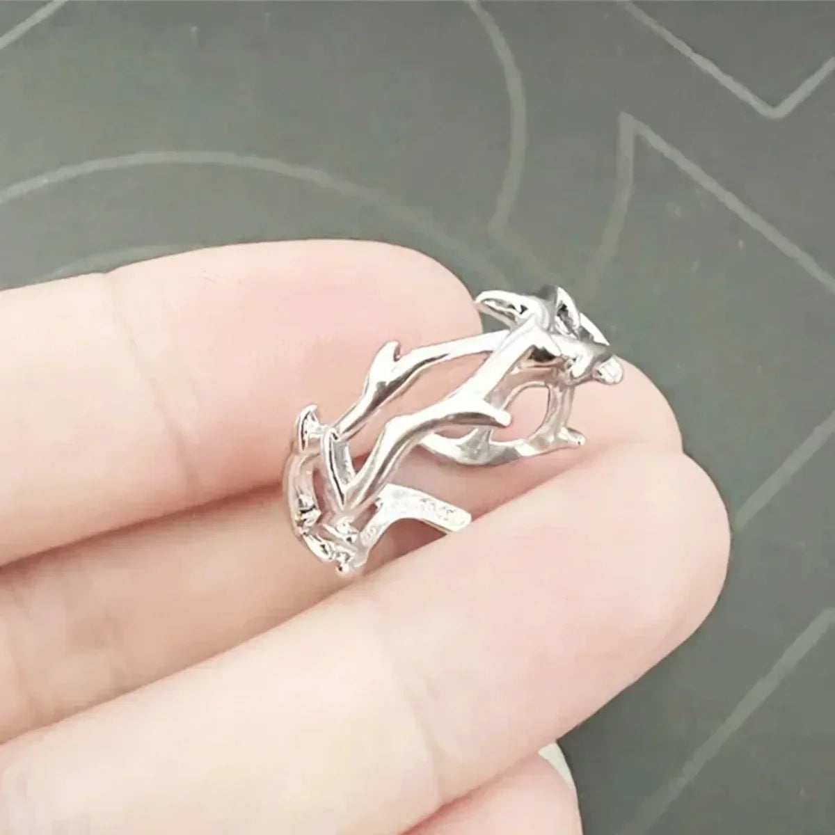 Verstellbarer Edelstahl Split‑Ring