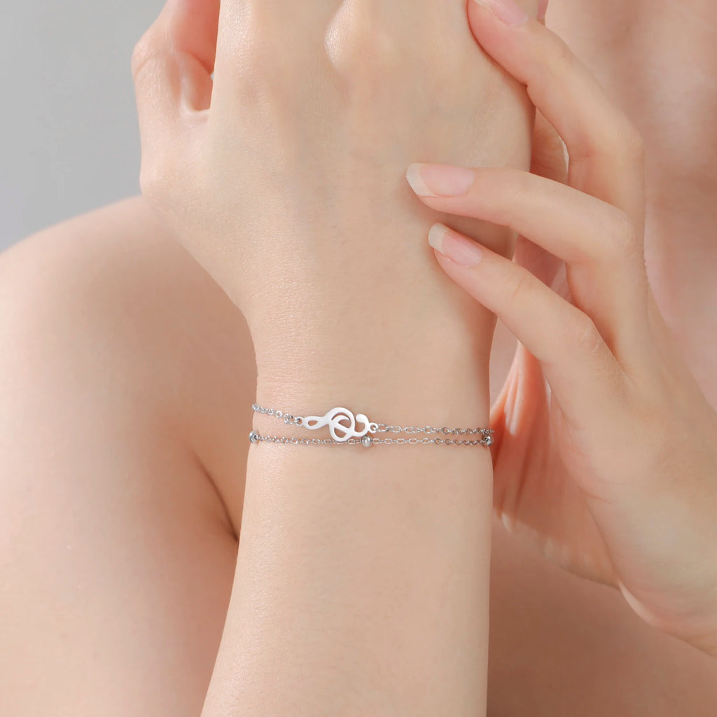 Artistic Music Bracelet – Ausdrucksstarkes Symbolarmband für Musikfans