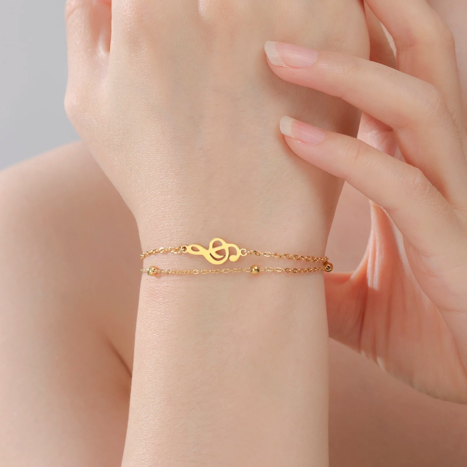 Artistic Music Bracelet – Ausdrucksstarkes Symbolarmband für Musikfans