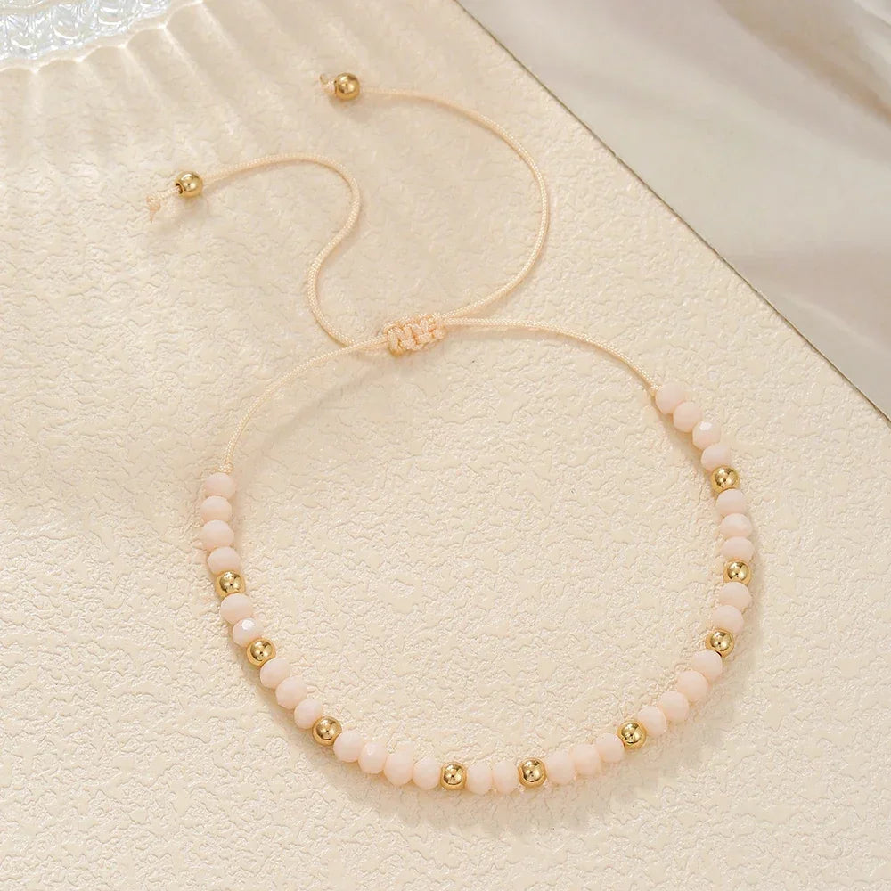 Modisches Boho-Armband mit verstellbarem Flechtband