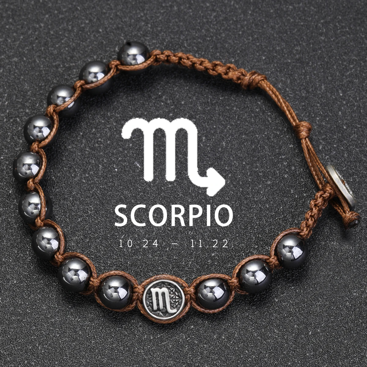 Lavastein – Sternzeichen-Armband für Herren
