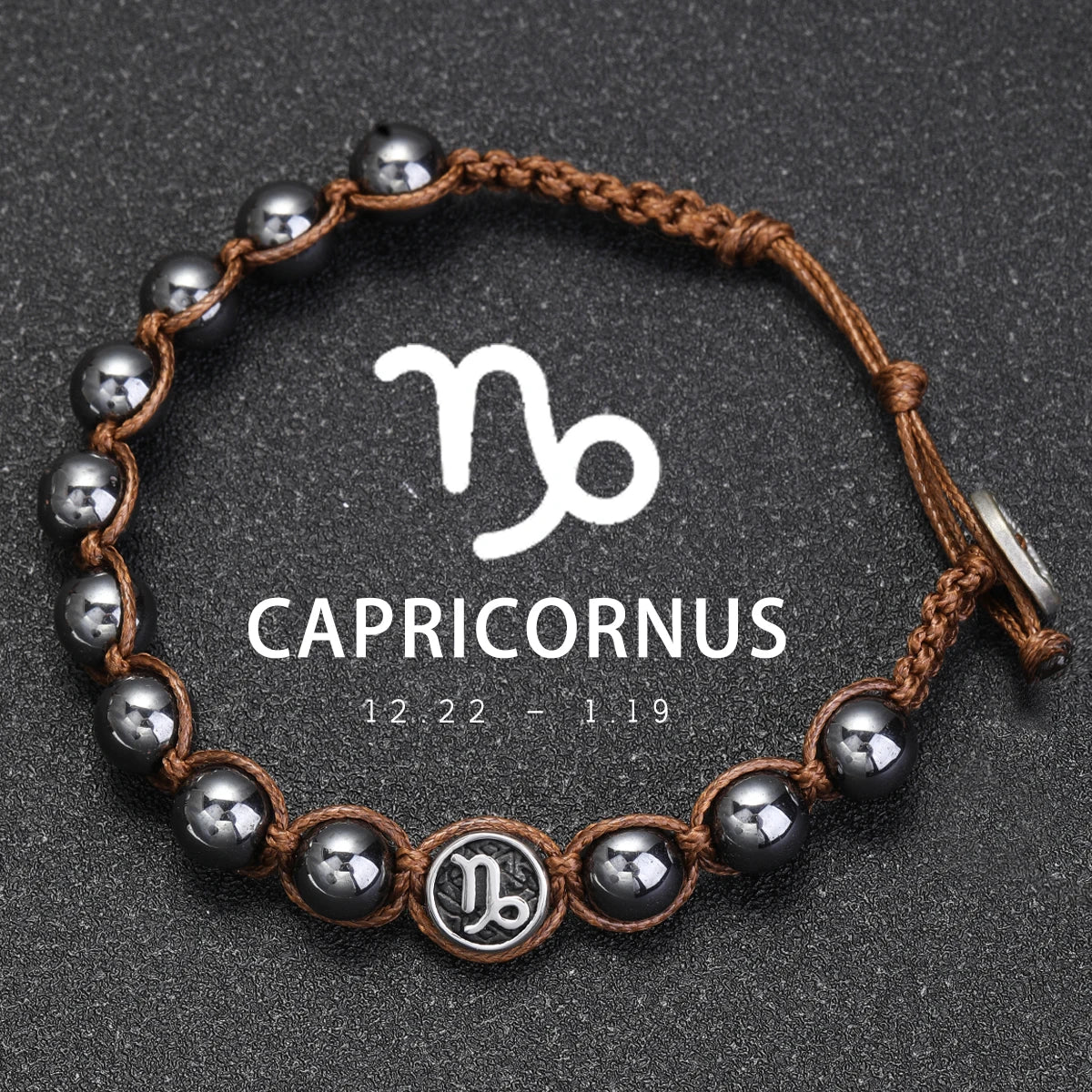 Lavastein – Sternzeichen-Armband für Herren