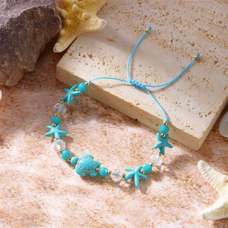 Sommerliches Muschel‑Perlenarmband