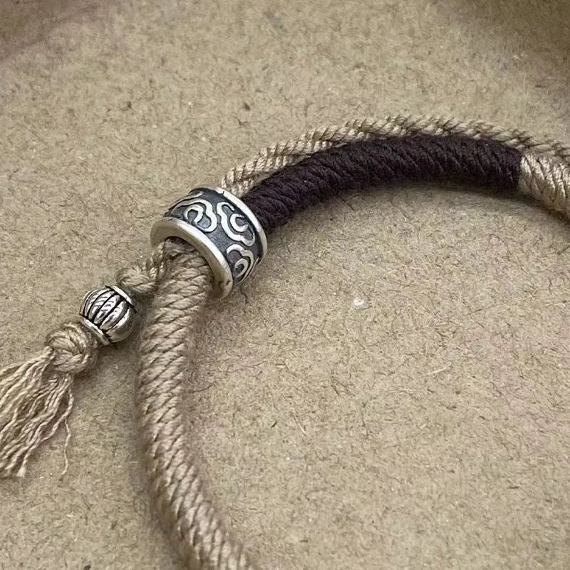 Handgefertigtes Glücks‑Knotenarmband – Rope‑Bracelet