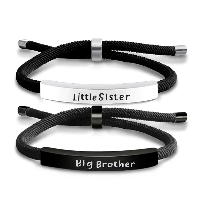 2-teiliges Bruder & Schwester-Armband-Set