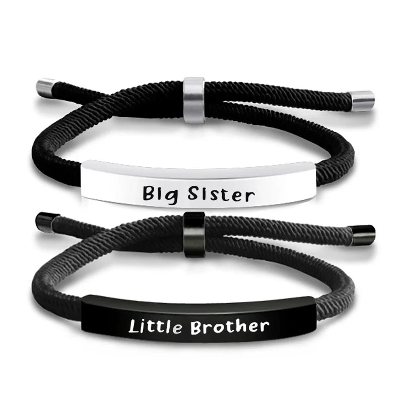 2-teiliges Bruder & Schwester-Armband-Set