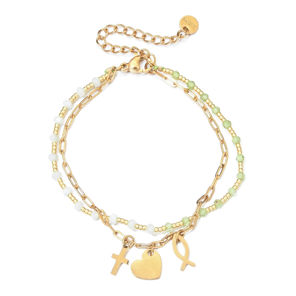 Handgefertigtes Ocean‑Style‑Armband