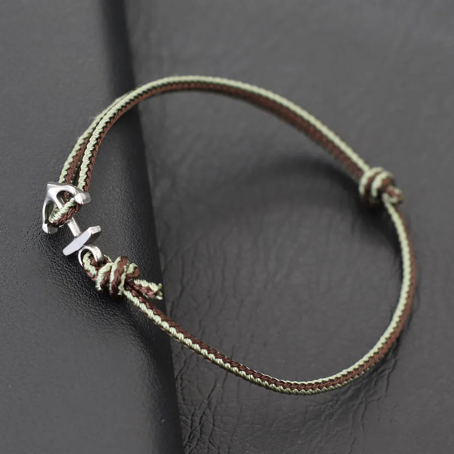 Handgefertigtes Marine‑String‑Armband – 3 mm Ethno‑Seil