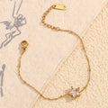 Trendy Edelstahl‑Armband mit einem Funkelnden Stern aus Edelstahl