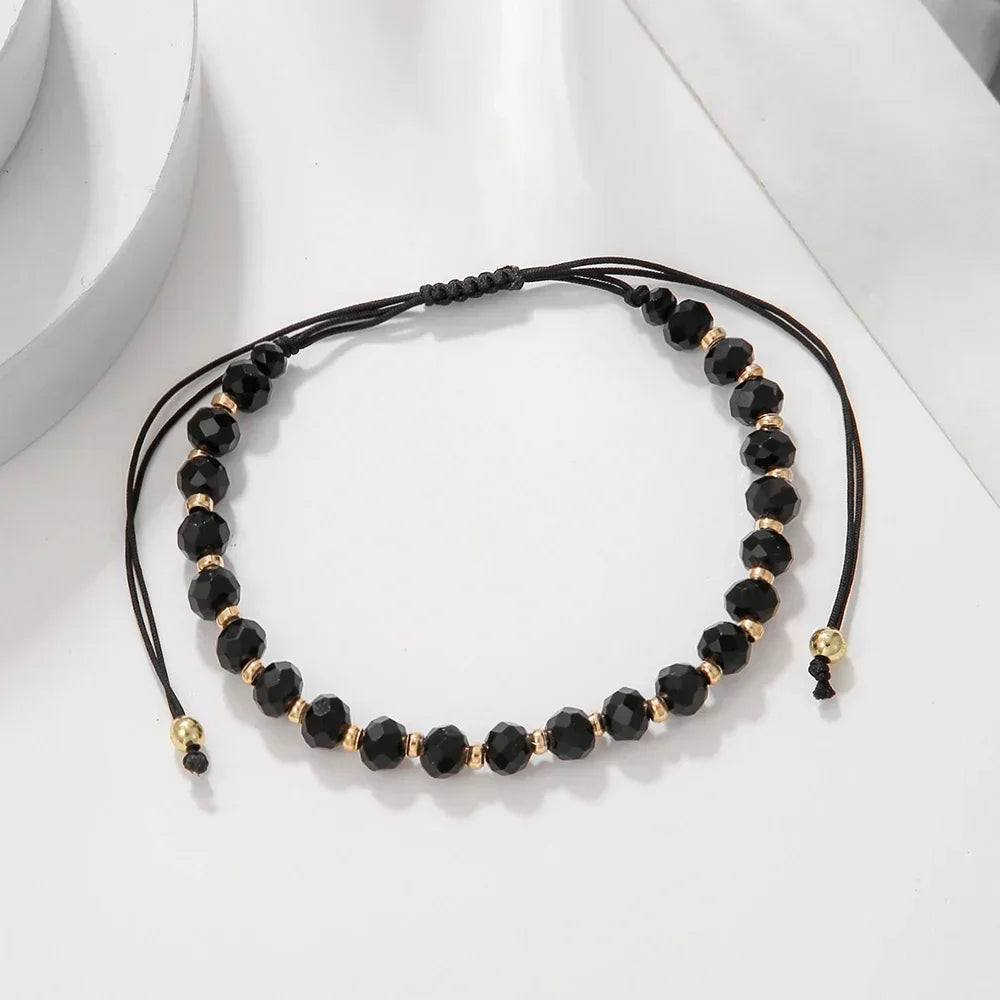 Modisches Boho-Armband mit verstellbarem Flechtband