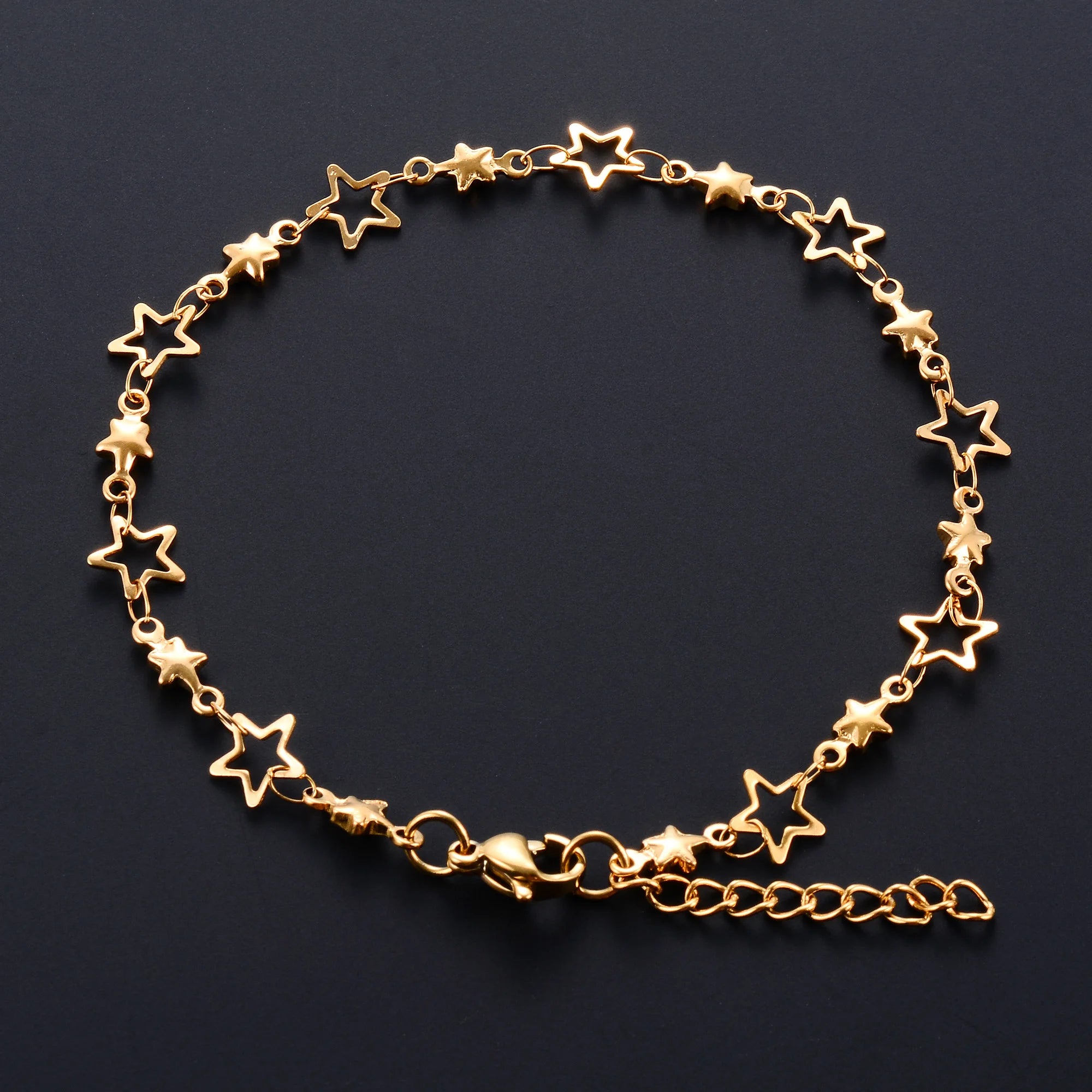Minimalistische Stern‑Armband aus Edelstahl