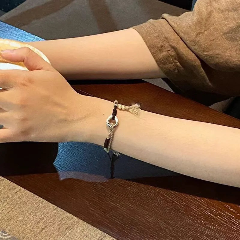 Handgefertigtes Glücks‑Knotenarmband – Rope‑Bracelet