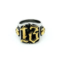 Markanter Biker- und Punk-Ring aus 316L Edelstahl mit Totenkopf-Design
