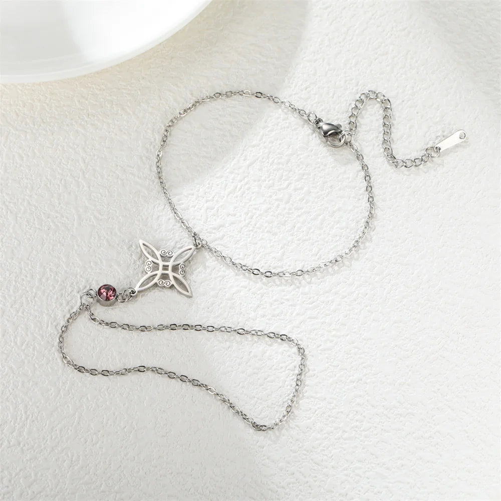 Fingerring‑Armband mit Hexenknoten, ein kraftvolles Amulett für Schutz