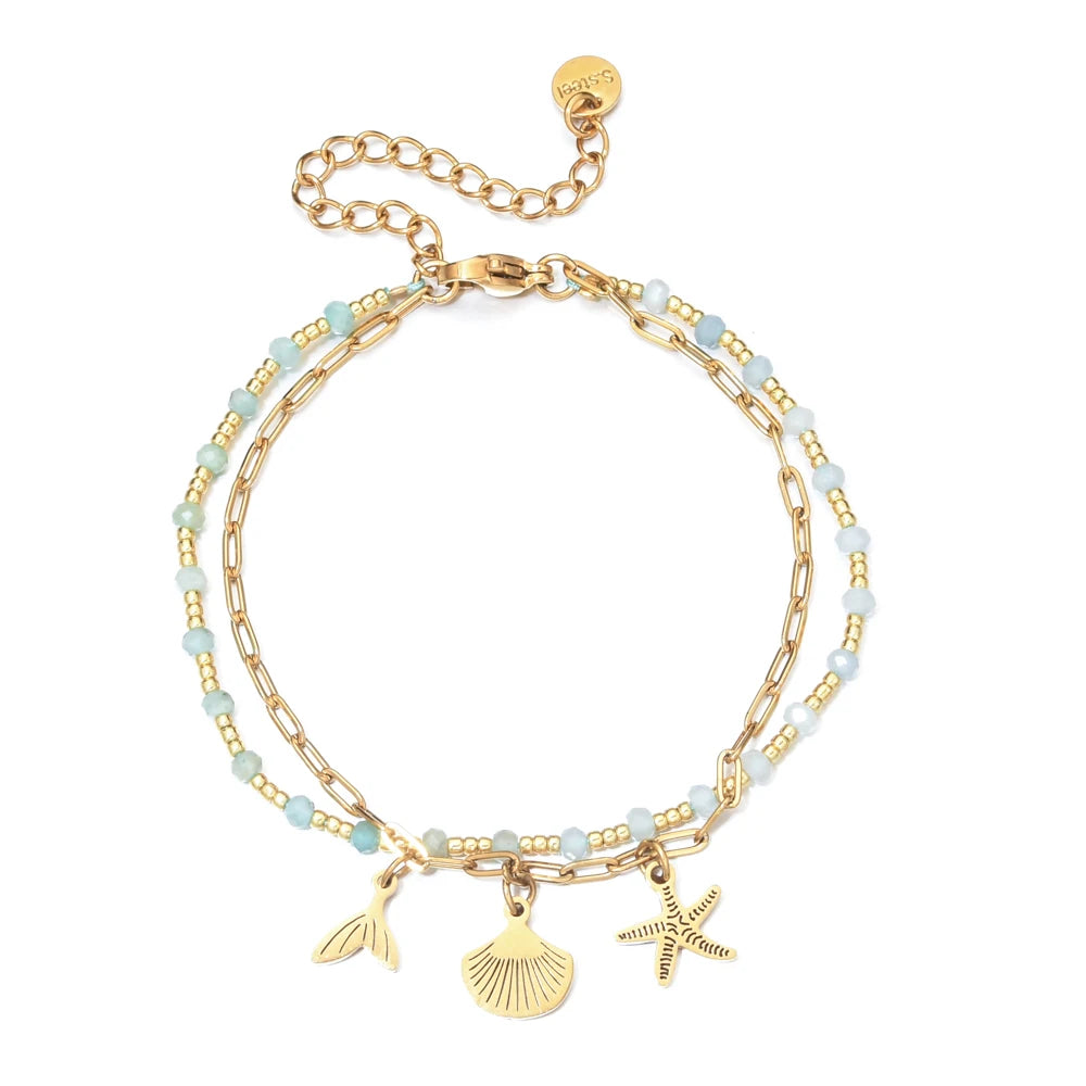 Handgefertigtes Ocean‑Style‑Armband