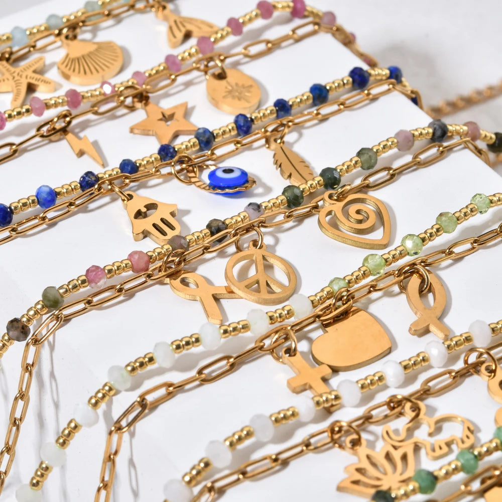 Handgefertigtes Ocean‑Style‑Armband