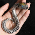 Hochwertiger Herren‑Armreif aus Silber – Kreatives Snake‑Design mit einzigartiger Handwerkskunst
