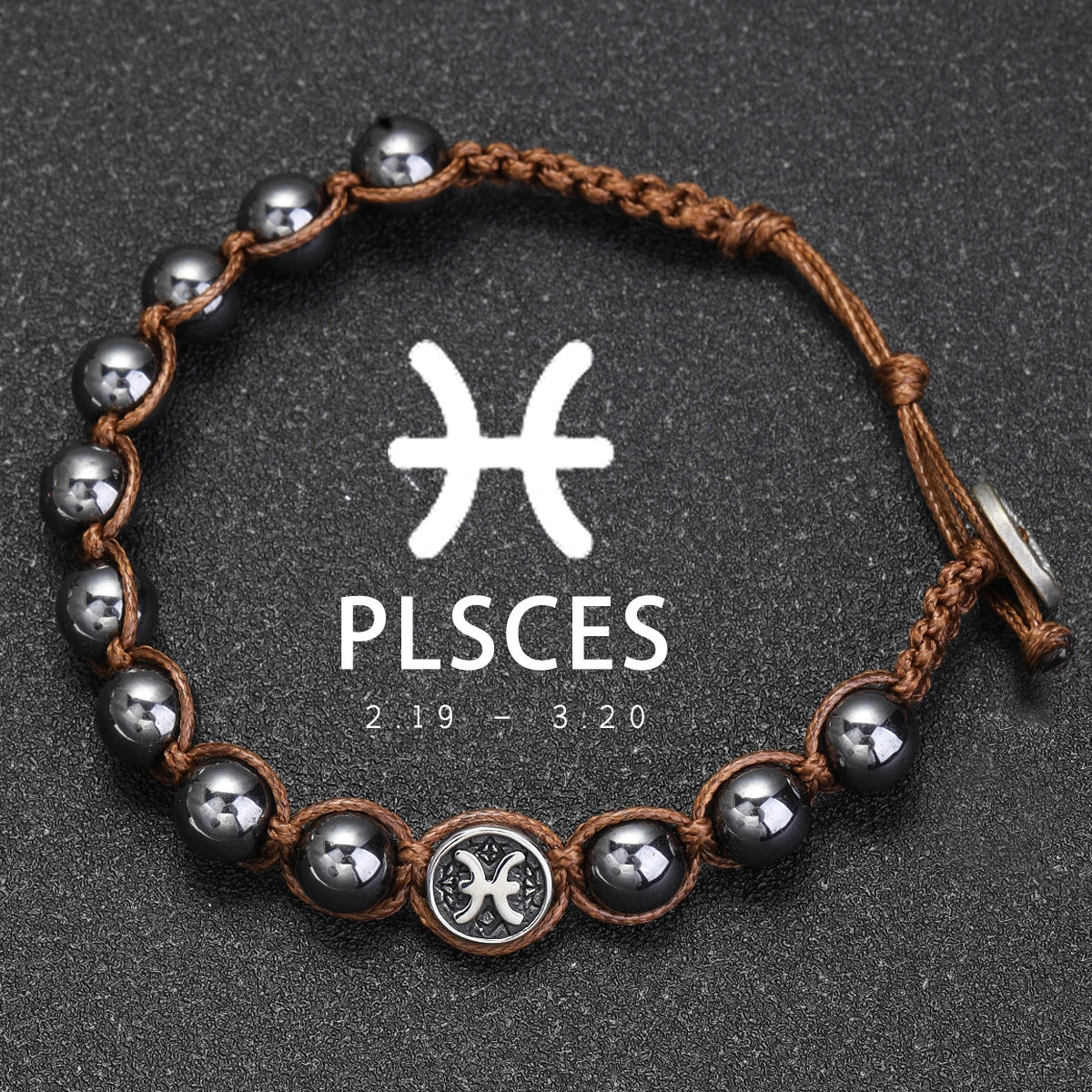 Lavastein – Sternzeichen-Armband für Herren