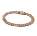 Luxuriöse Cuban‑Chain‑Armband aus massivem Sterling Silber