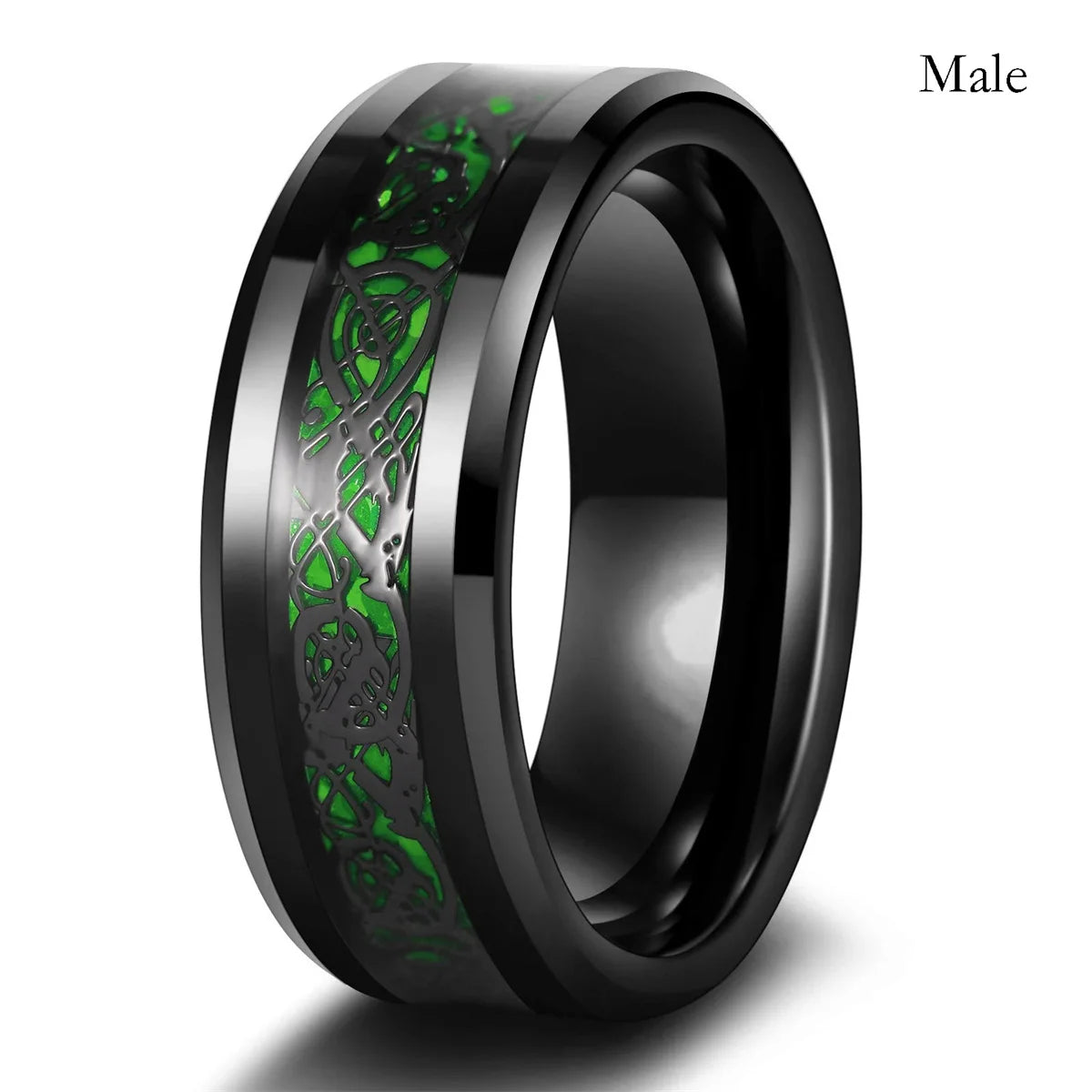 Modische Paarringe, elegant mit Herzmotiv und blauen Zirkon-Rhinestones