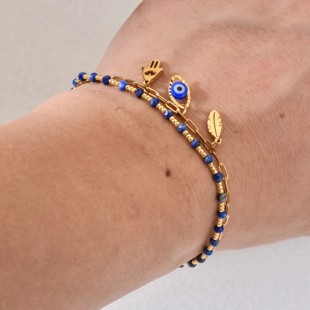 Handgefertigtes Ocean‑Style‑Armband