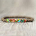 Boho‑Armband aus Kaiserstein & Holz