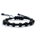 Geflochtenes Holzperlen‑Armband
