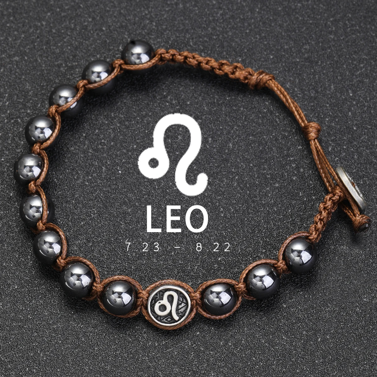 Lavastein – Sternzeichen-Armband für Herren