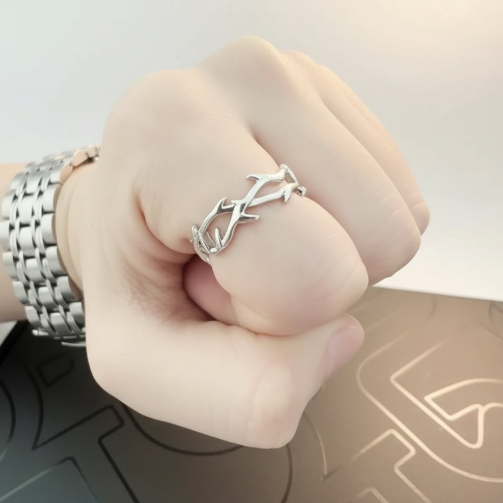 Verstellbarer Edelstahl Split‑Ring