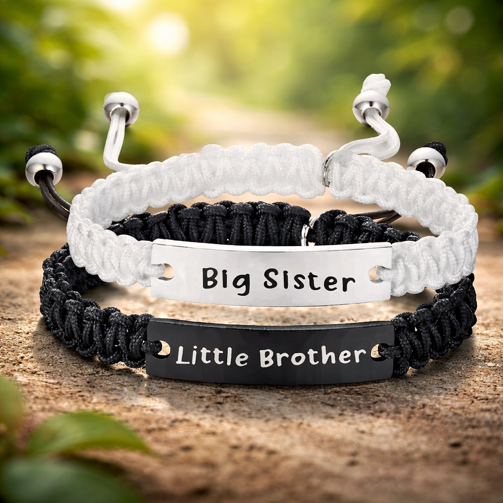 2-teiliges Bruder & Schwester-Armband-Set